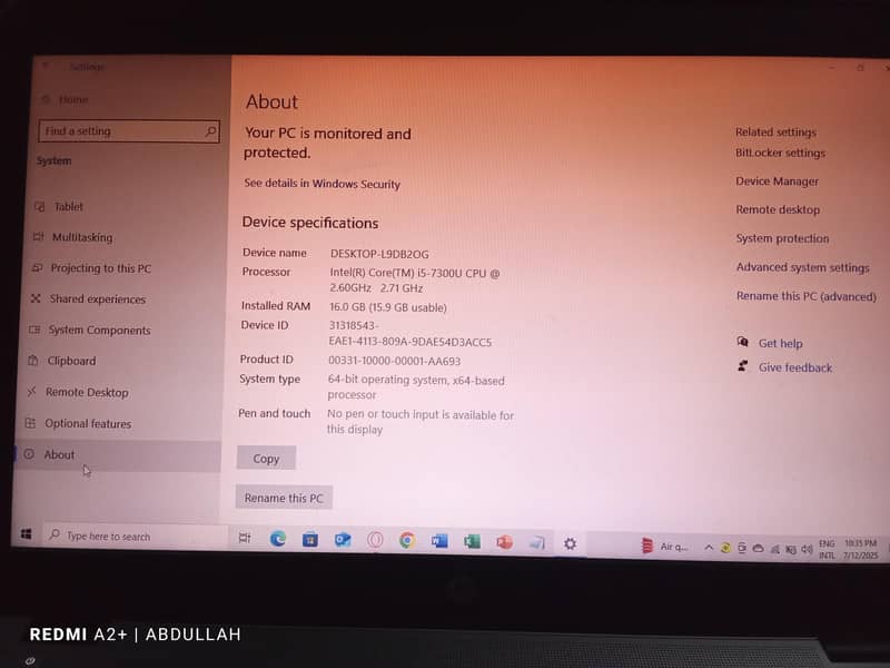 Hp elitebook 10/10 condition  used but like new 4