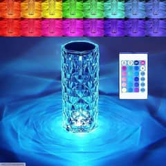 Multicolour rechargeable table lamp with type-C charging port