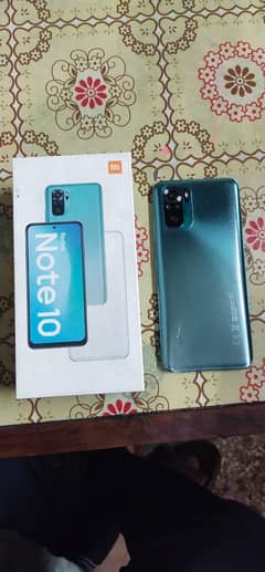 redmi not 10 6++128 with box pta approved