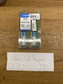 Crucial 16gb (8x2) 3200mhz new
