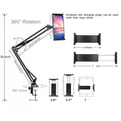 Universal Adjustable Aluminum Stand for Mobile & Tablets (4 to 7 Inch)