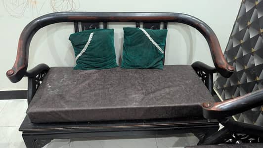 Wooden light weight Sofa set with new hard foam seats