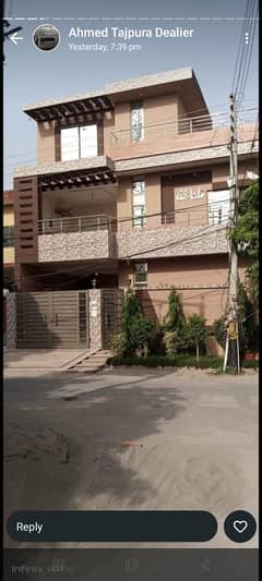 10 marla double story furnished house for sale facing park