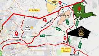 2000 Sq. Yard Plots Available with easy installment in DHAs First Industrial Zone!