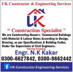 Construction Services Houses/homes, all kind of civil engineering work