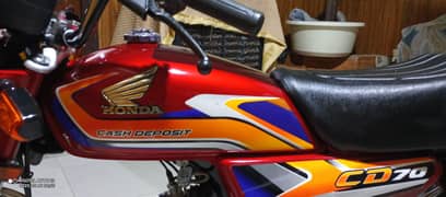 Honda 70ccAPL Model 2025 Showroom condition Home use