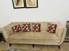 Light brown sofa set condition 9/10