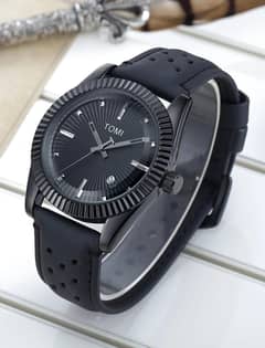 Tomi t098 Original Analog Watch For Men’s with original leather strap"