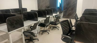FURNISHED OFFICE FOR RENT PHASE 2 E X T D H A 1020 SQUARE FEET WITH LIFT