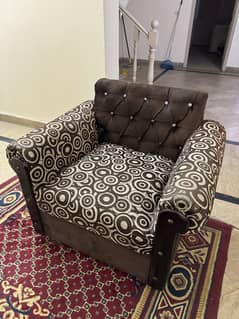 6 seater sofa set with cushions