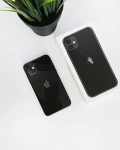 iPhone 11 black  colour  64 gb box sath with cable
