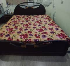 wooden double bed for sale