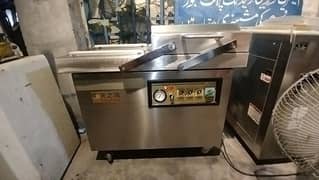 Vacuum packing machine imported double chamber steel body 16 inch seal