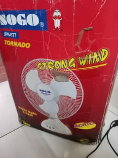 Sogo rechargeable fan new condition urgent sale