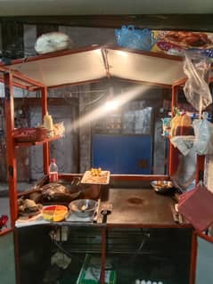 burger shawarma counter