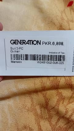 Generation stitched suit for sale