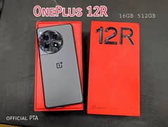 OnePlus 12r 16GB 512GB official PTA Approved completel