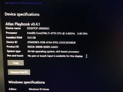 Dell i7 4th generation