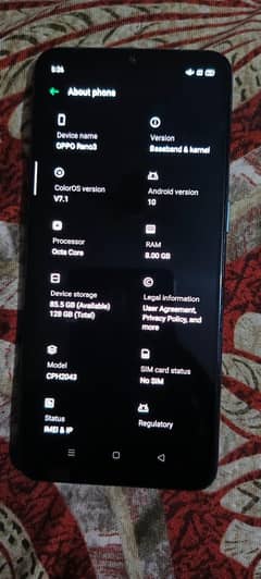 OPPO Reno 3 8/128 non pta 03185596850
