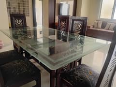 Dining Table with 6 chairs