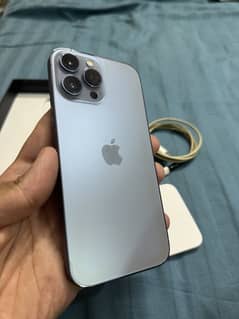 Iphone 13 pro max sierra blue 256gb PTA approved
