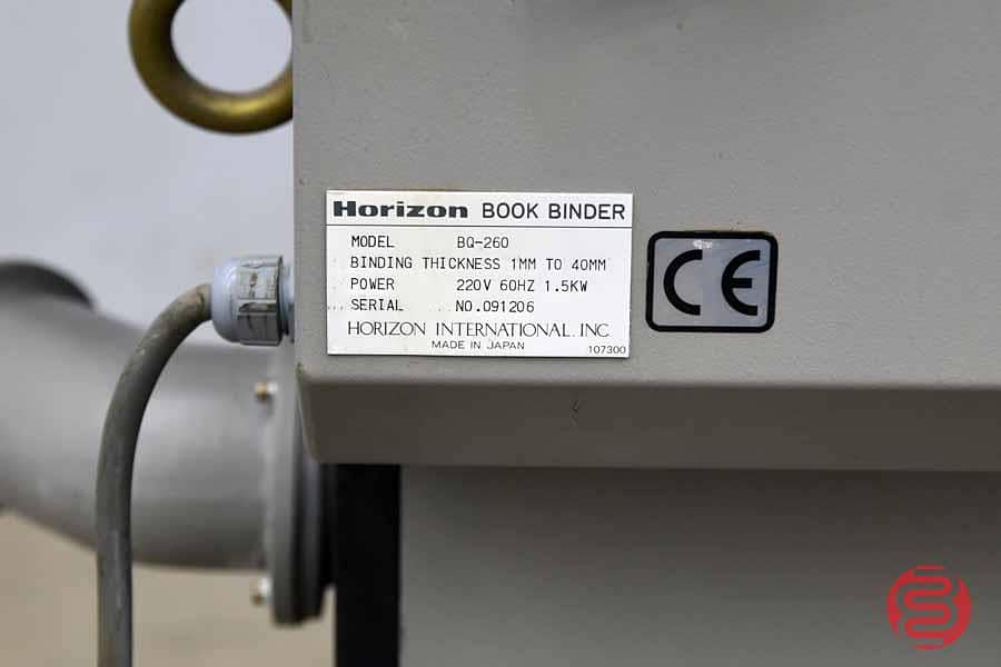 glue binding machine | book binding| horizon BQ-260 | high speed 4