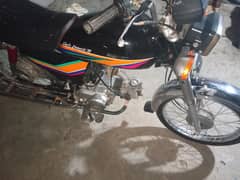 Honda cd 70 black color