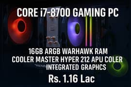 Gaming Pc intel core i7