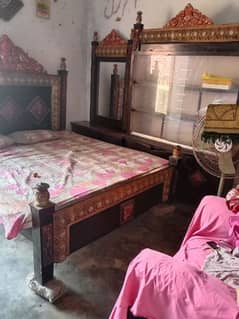 bed showcase dressing