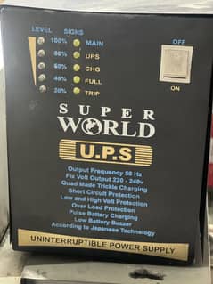 1000 watts each 2 ups only 1 season used in school