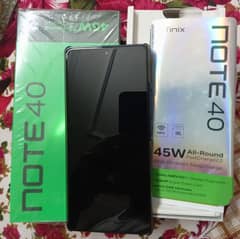 Infinix Note 40 in warranty 8/256