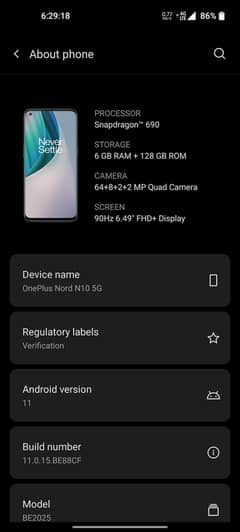 One Plus Nord N10 5g Exchange Possible with Tecno pova 5 pro 5g or ano