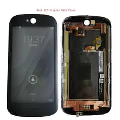 Back Cover Display LCD panel with Frame for Yotaphone 2 Yd201 Yd206