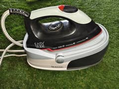 imported steam iron.