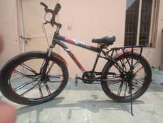 Black bicycle - Disc Brakes, Alloy Rims, Without Gear