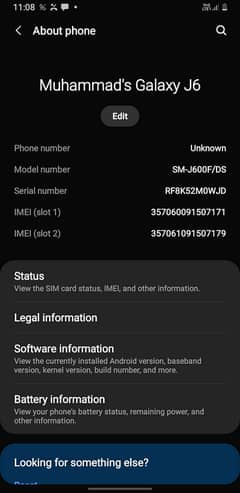 Samsung Galaxy j600f/Ds 3/32