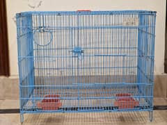 Cage for parrots, hens, and others.