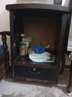 showcase dressing safe Almirah and tv trolly