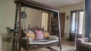 wooden swing