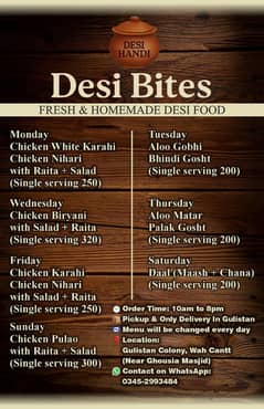 homemade fresh food