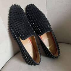 Authentic Christian Louboutin Spiked Shoes – Sleek & Edgy in Black