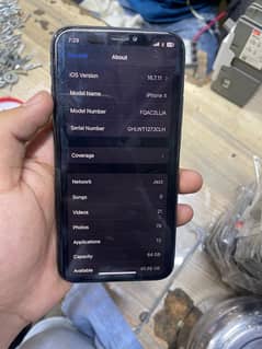 Iphone X PTA approved 64GB