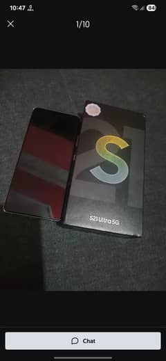 Samsung s21 ultra  12/256 official pta  approved