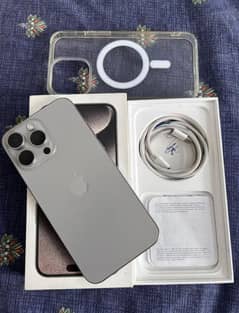 iPhone 15 pro max with box