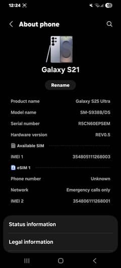 s20 plus with box non pta esim time available