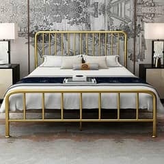 Iron bed / iron bed dressing side table / Double bed /Bed / Furniture