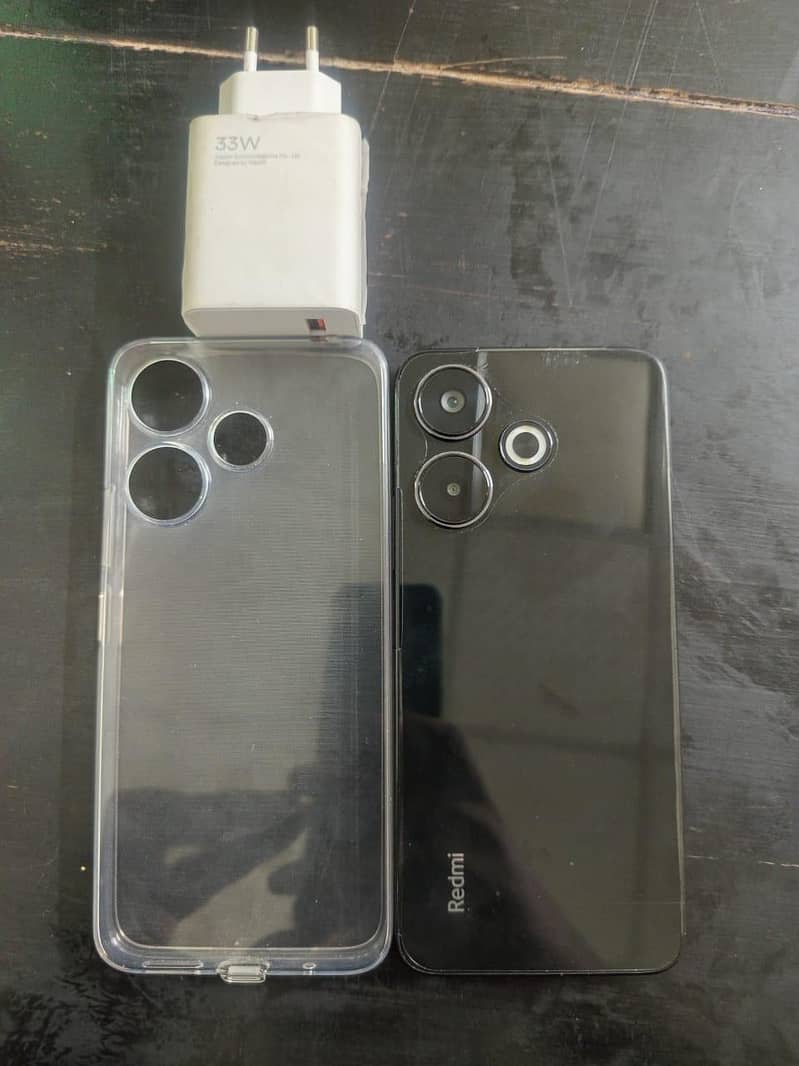 redmi 13 with all accessories & box 10 days use only 5