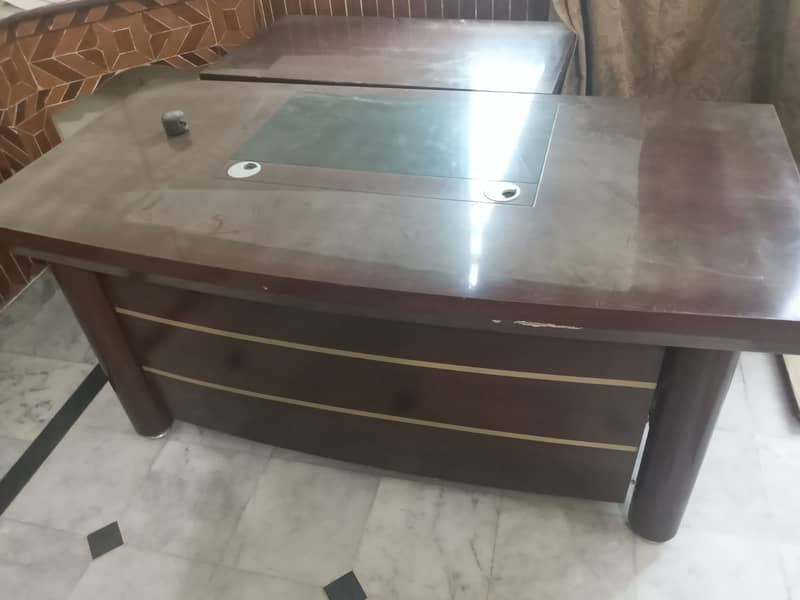 Executive Tables best with side table and drawer 1