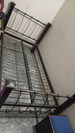 iron bed