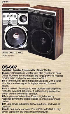 Pioneer Hifi Woofers